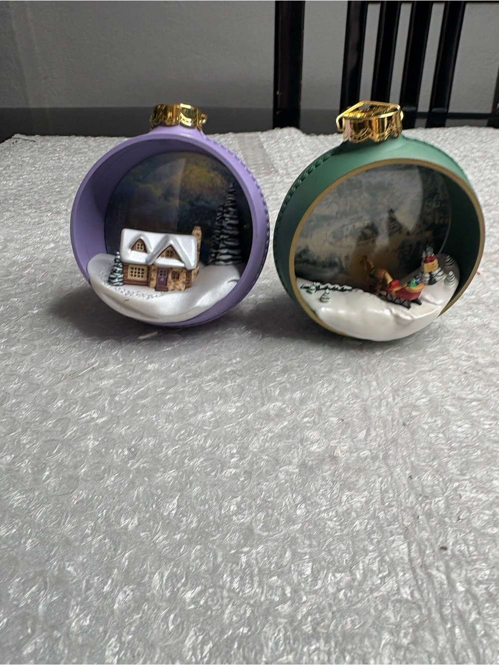 Hallmark Thomas Kinkade ornament bundle